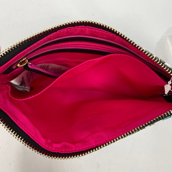 Dooney & Bourke White and Multicolor Disney Cats Sketch Wristlet - Picture 3 of 9